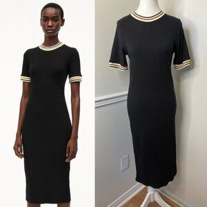 NWT Zara Bodycon Ribbed Midi Dress